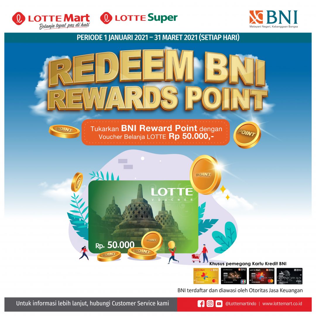 5 BNI Rewards Redeem Point SOSMED