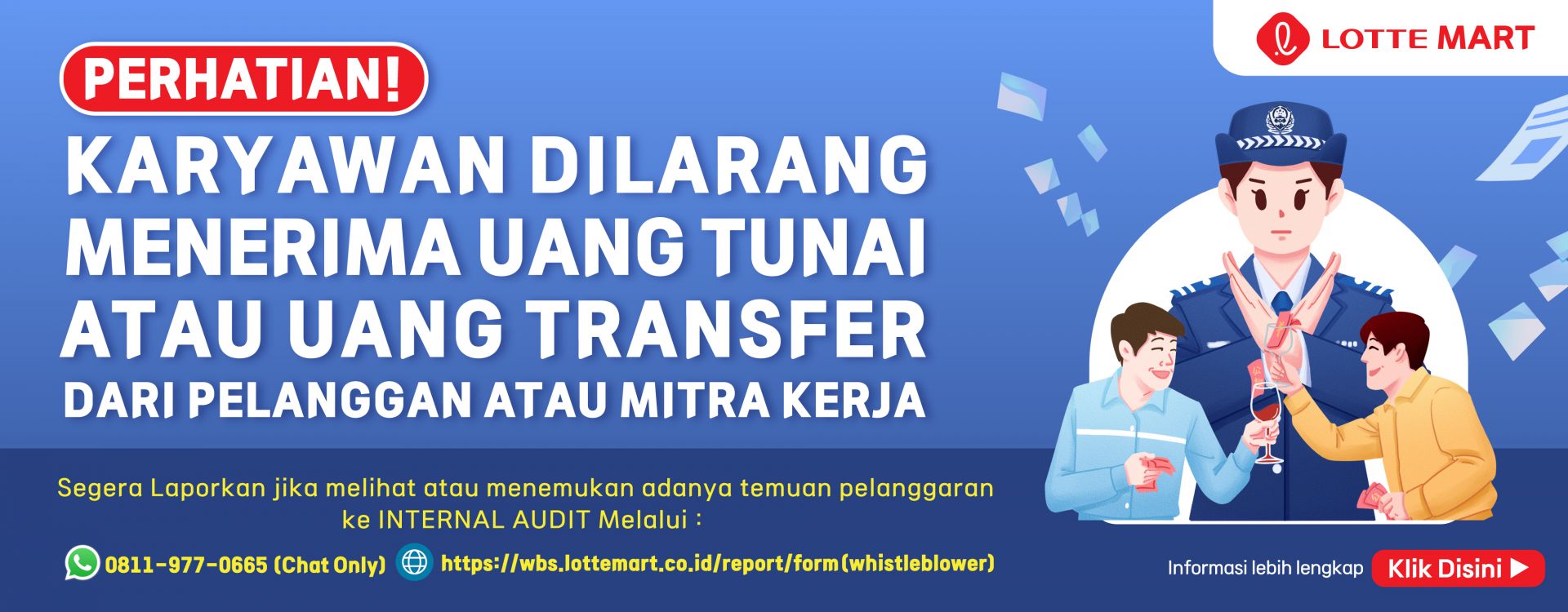 https://www.lottemart.co.id/Pelaporan Pelanggaran Suap LOTTE MART