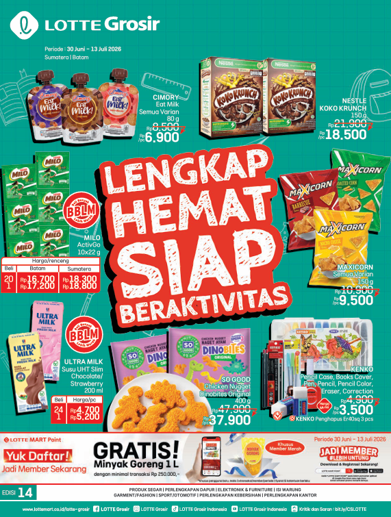 Lengkap Hemat Siap Beraktivitas Sumbat
