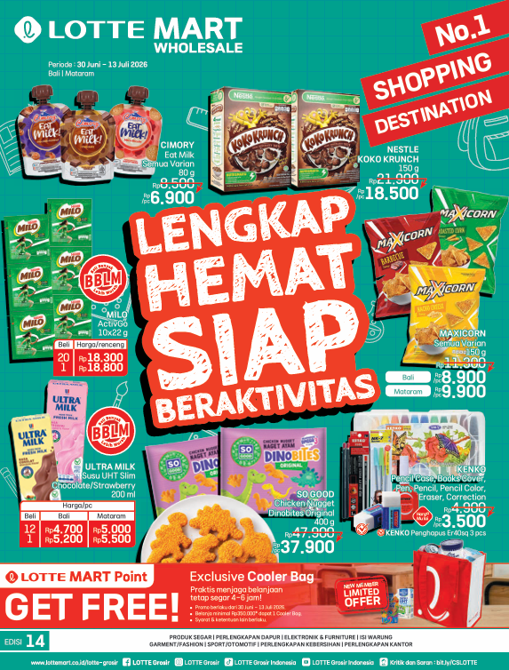 Lengkap Hemat Siap Beraktivitas Bali/MTRM
