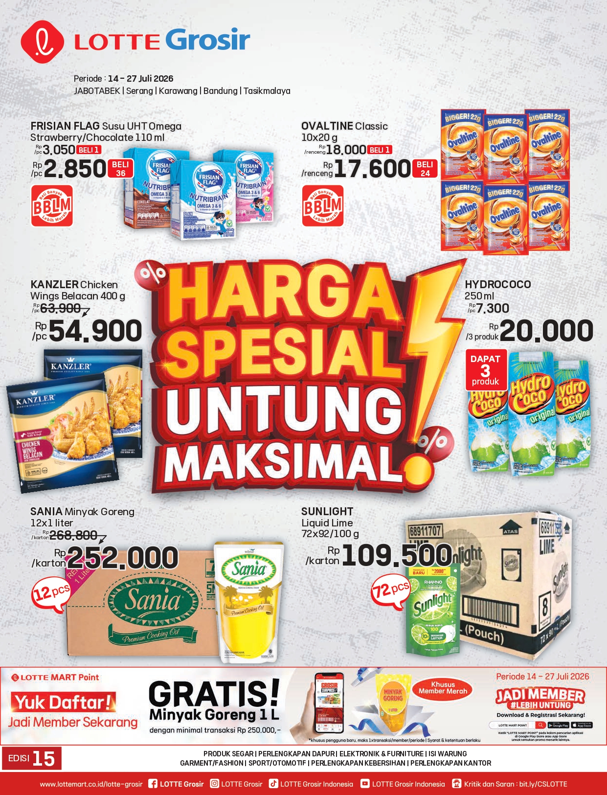 Harga Sepsial Untung Maksimal