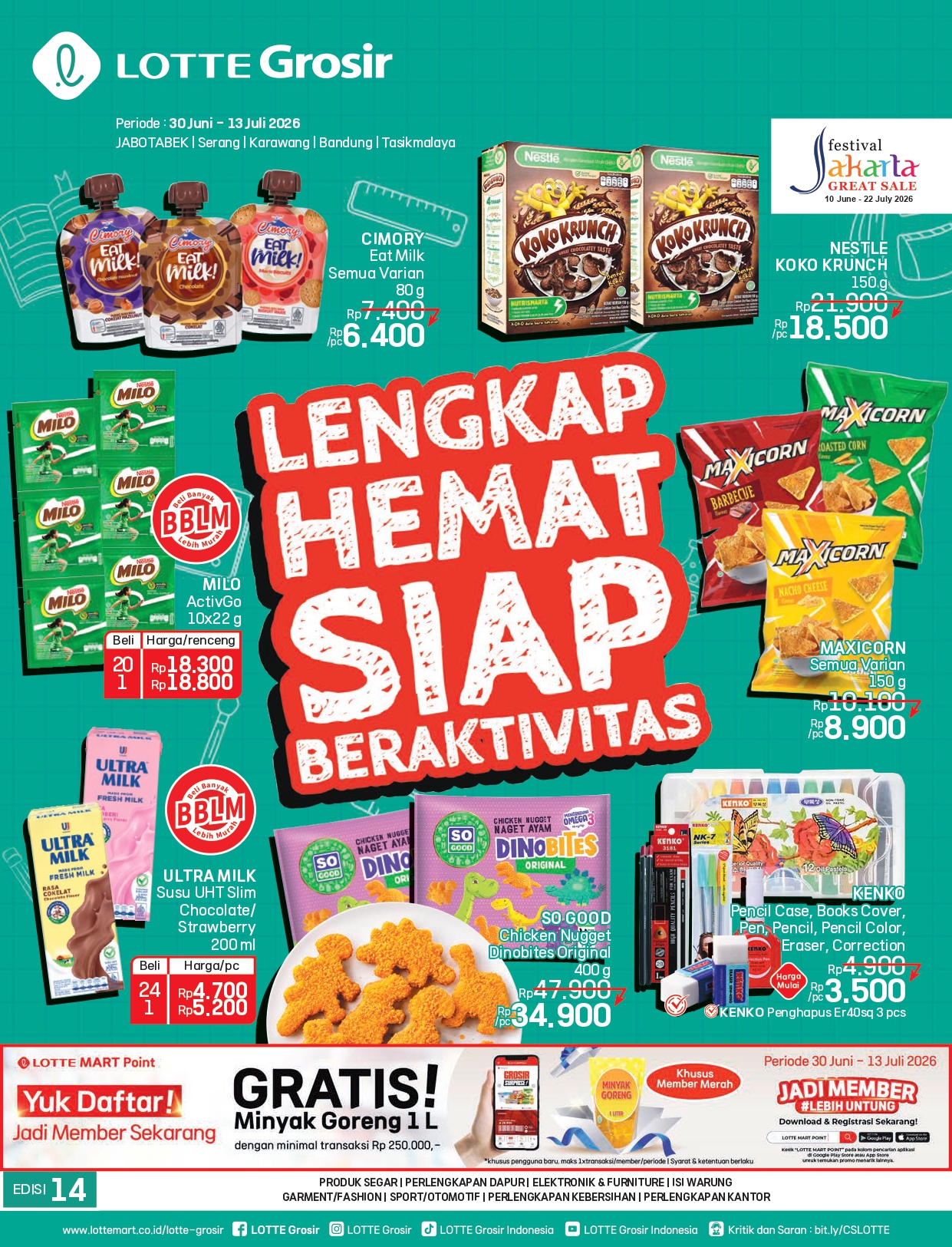 Lengkap Hemat Siap Beraktivitas