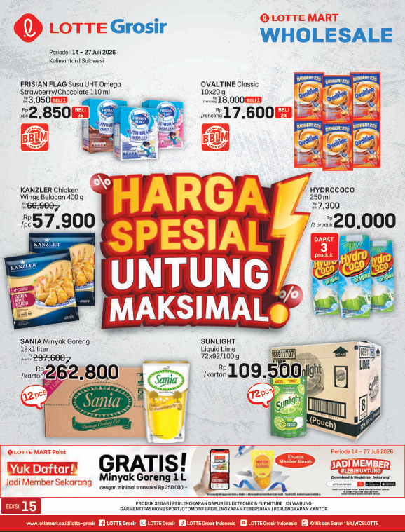 Harga Sepsial Untung Maksimal KalSul