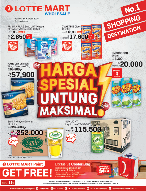 Harga Sepsial Untung Maksimal Bali/Mataram