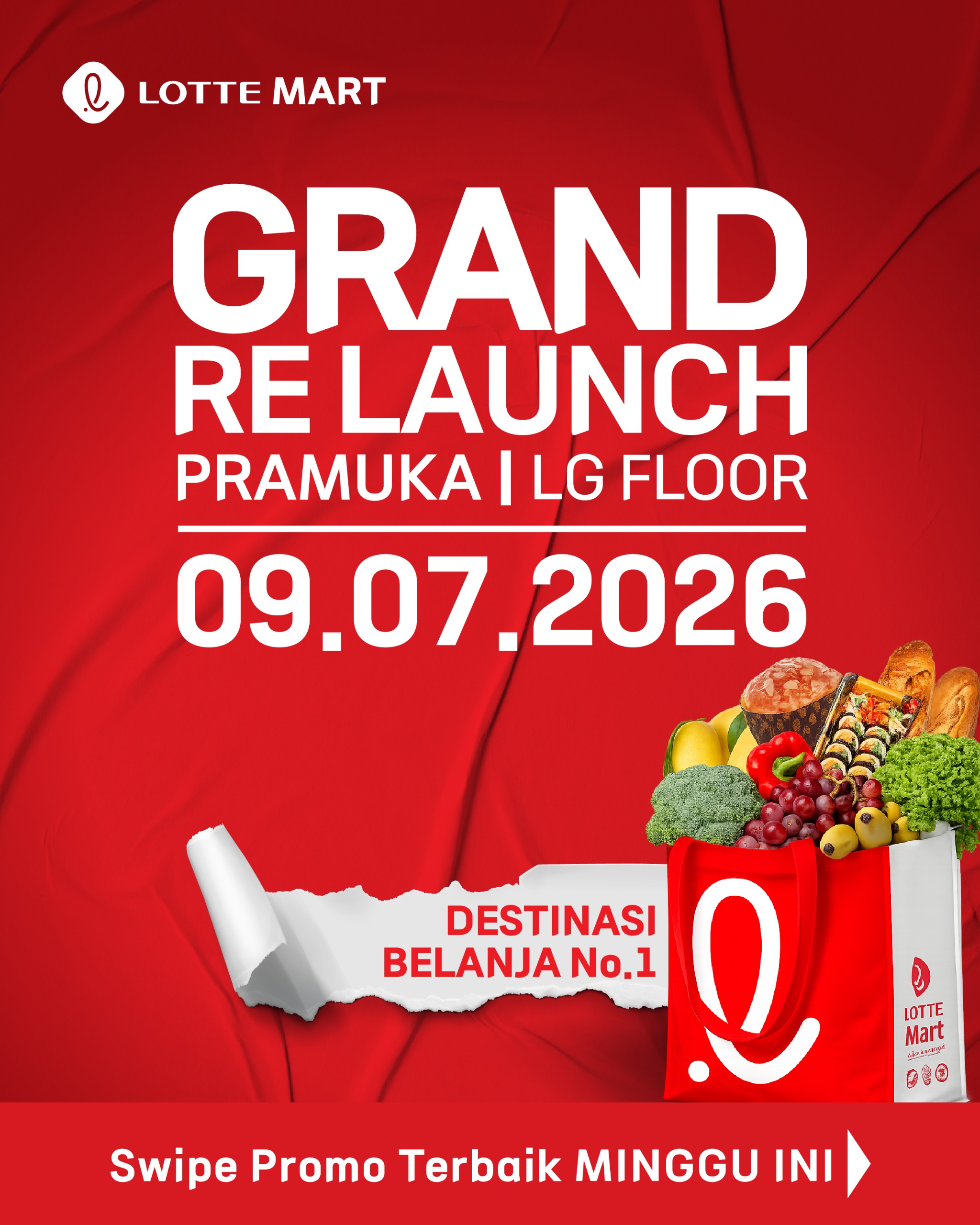 Promo Grand Relaunch Lotte Mart Pramuka
