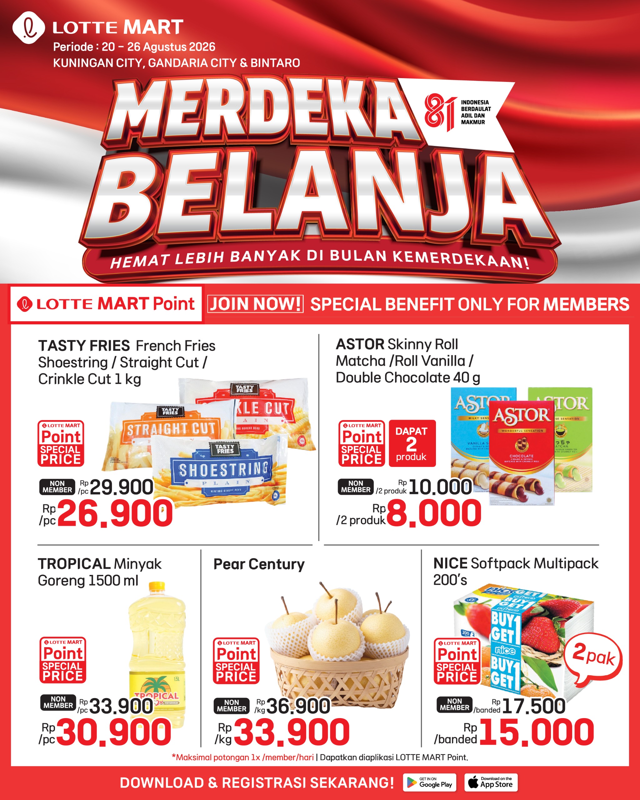 LOTTE MART Bintaro Kuningan City & Gandaria City